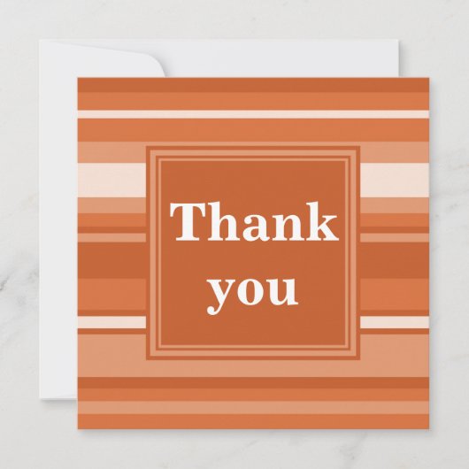 Oranje strepen dank je kaart (Voorkant)