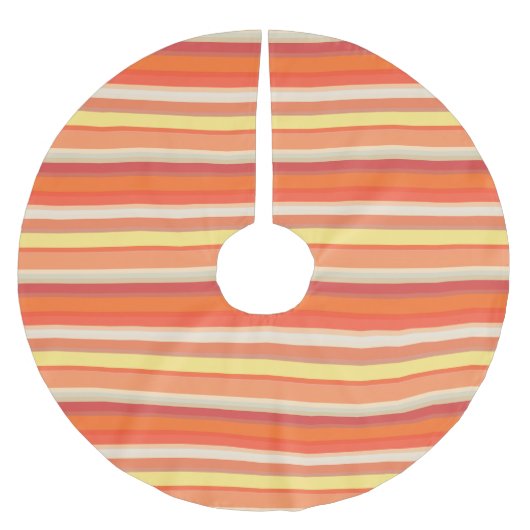 Oranje strepen kerstboom rok (Voorkant)