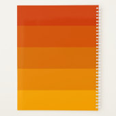 Oranje strepen palet planner (Achterkant)