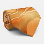 Oranje string stropdas (Opgerold)