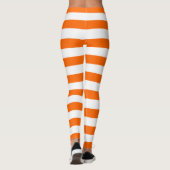 Oranje strips Leggings (Achterkant)