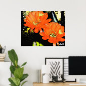 ORANJE STROMEN POSTER (Thuiskantoor)