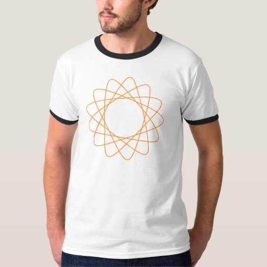 Oranje stroomafnemer t-shirt (Voorkant)