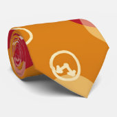 Oranje Stropdas (Opgerold)