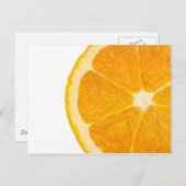 Oranje stuk briefkaart (Voorkant / Achterkant)