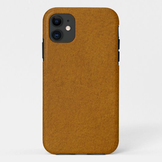 Oranje suede Case-Mate iPhone case (Achterkant)