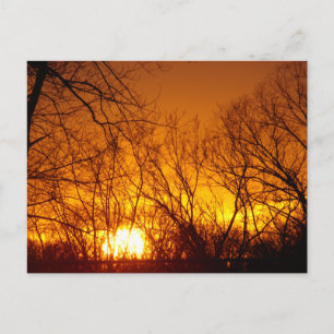 ORANJE SUNSET BRIEFKAART