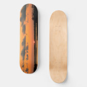 ORANJE SUNSET SKATEBOARD (Voorkant)