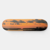ORANJE SUNSET SKATEBOARD (Horizontaal)