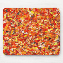 Oranje Swirl Mousepad Muismat