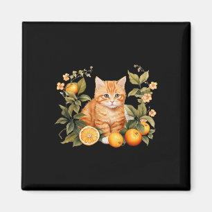 Oranje Tab Funny Cat Parodie Cat Lover Gift Kitte Magneet