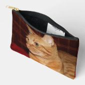 Oranje Tabby Cat Gezichtsprofiel Etui (Open)