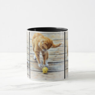 Oranje Tabby Cat Kitten Speelse Pics Mok