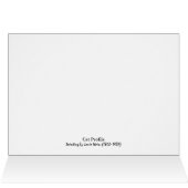 Oranje Tabby Kat Louis Wain Notitiekaart (Binnen Horizontaal (Boven))