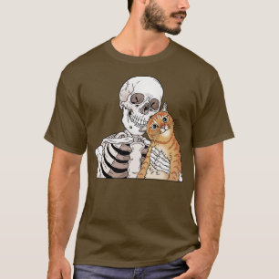 Oranje tabby kat vriend t-shirt