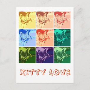 Oranje Tabby Kitten Briefkaart