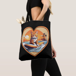 Oranje Tabby Surfkat Draagtas