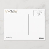 Oranje tablet Briefkaart (Achterkant)