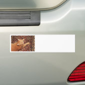 Oranje tablet bumpersticker (Op auto)