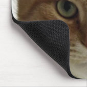 Oranje tablet Cat Mousepad Muismat (Hoek)