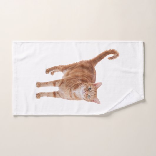 Oranje tablet handdoeken (Handdoek)