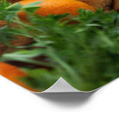 Oranje tablet poster (Hoek)