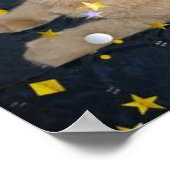 Oranje tablet van Birthday Party Poster (Hoek)