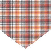 Oranje Tartan Pset Tafelkleed (Gekanteld)