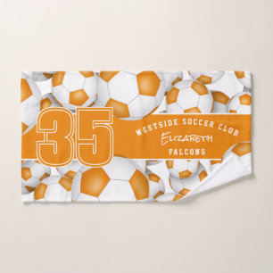 oranje teamkleuren cadeau ideeën Veel voetballen Handdoek