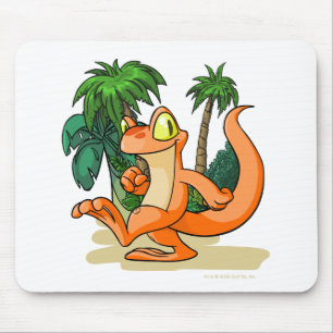 Oranje Techo op op een Mystery Island quest Muismat