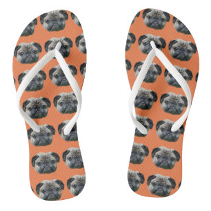 Oranje teenslippers