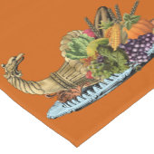 Oranje tekstsymbool voor aangepaste naam korte tafelloper (Hoek)