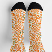 Oranje Texturen Sokken (Top)