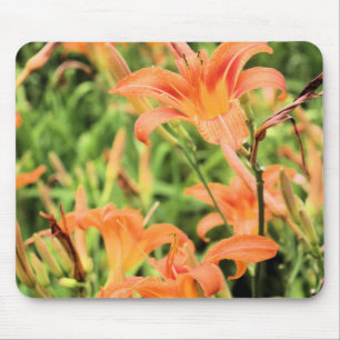 Oranje Tiger Lilies Mousepad Muismat