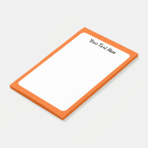 Oranje Tiger Solid Color op maat Post-it® Notes