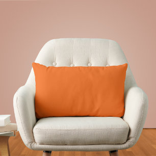 Oranje tijger, vaste kleur kussen