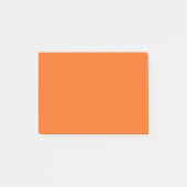 Oranje tijger, vaste kleur post-it® notes (Voorkant)