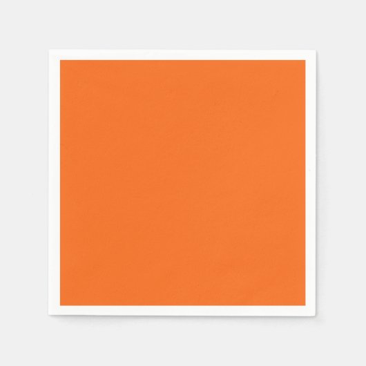 Oranje tijger, vaste kleur servet (Voorkant)