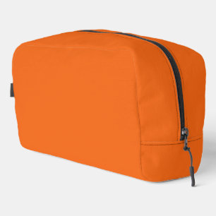 Oranje tijger, vaste kleur toilettasje