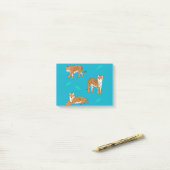 Oranje Tijgers Post-it® Notes (Op bureau)