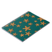 Oranje tongpatroon notitieboek (Linkerzijde)