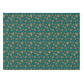 Oranje tongpatroon tafelkleed (Voorkant (Horizontaal))