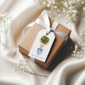 Oranje Topiary Tree Custom Gift Labels Cadeaulabel