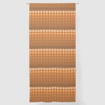 oranje tot bruine Mid Century mod stippen kringen