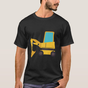 Oranje tractor kleine werktuigbouwkundige t-shirt