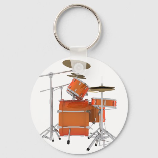 Oranje trommelkit: sleutelhanger (Voorkant)