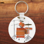 Oranje trommelkit: sleutelhanger (Voorkant)