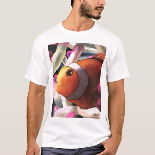 Oranje tropische vis T-shirt (Voorkant)