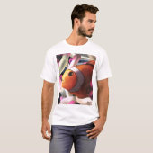 Oranje tropische vis T-shirt (Voorkant volledig)