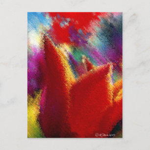 Oranje Tulip Briefkaart